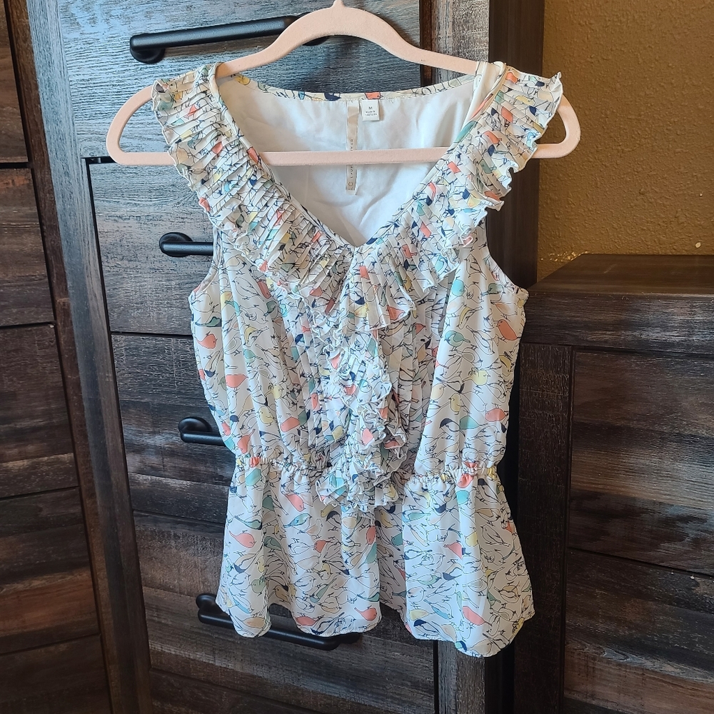 Lauren Conrad bird blouse